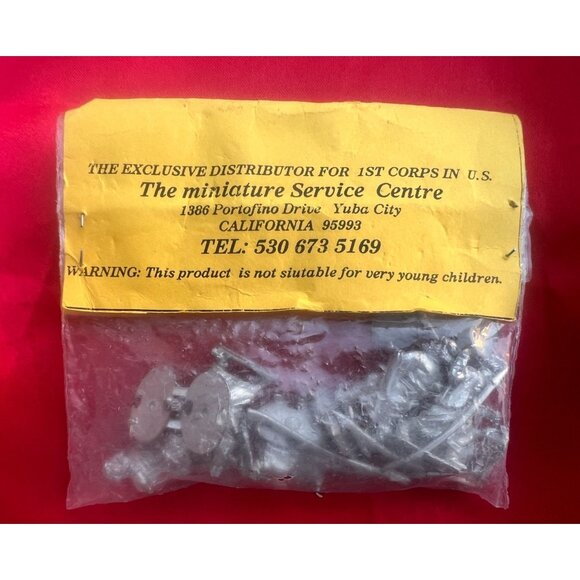 1st Corps Pewter Miniatures Bag PWS 17 – North America – Vintage Sealed - Picture 2 of 2